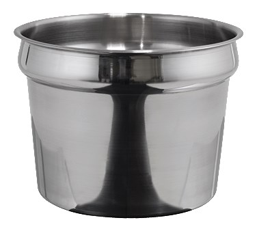 WINCO 11 QUART S/S INSET PAN