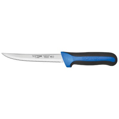 WINCO SOF-TEK 5.5&quot; UTILITY KNIFE, SERRATED EDGE