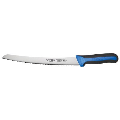 WINCO SOF-TEK 9.5&quot; BREAD KNIFE, CURVED, WAVY EDGE