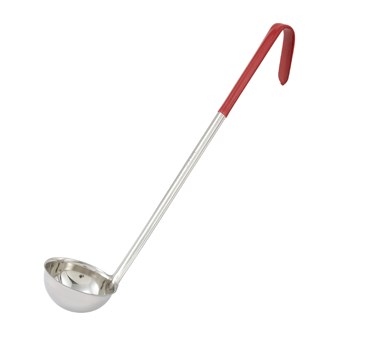 WINCO 2 OZ COLORED LADLE, RED