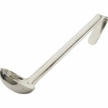 WINCO 1/2 OZ S/S LADLE, SHORT HANDLE