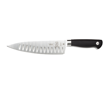 MERCER GENESIS 8&quot; CHEF&#39;S 
KNIFE, GRANTON EDGE, SHORT 
BOLSTER