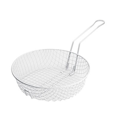 WINCO 12&quot; DIA PLASTIC COATED BREADING BASKET, COARSE