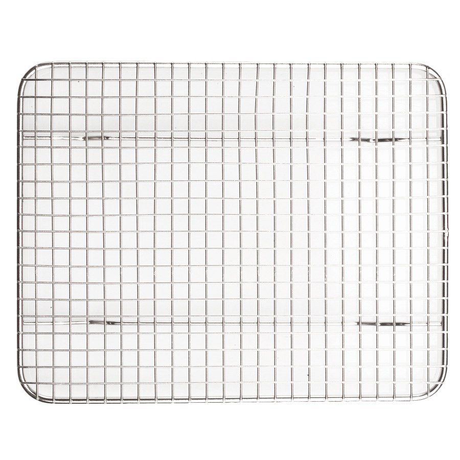 WINCO 8&quot; X 10&quot; S/S PAN GRATE, 1/2 SIZE