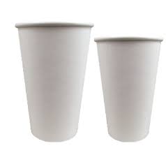 PAPER HOT CUP, 20OZ, WHITE,  600/CS