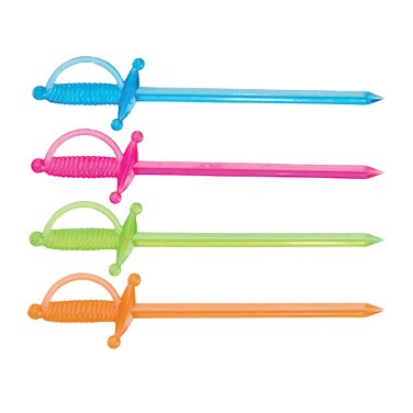 WINCO PLASTIC SWORD SANDWICH PICK, 500 CT