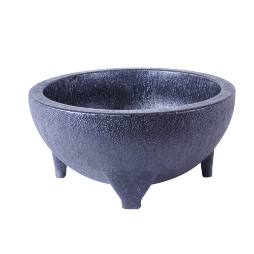 THUNDER MOLCAJETE SALSA BOWL, 
56 OZ, BLACK