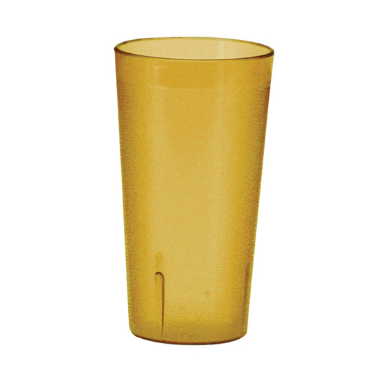 WINCO 24 OZ PEBBLED TUMBLER,  AMBER