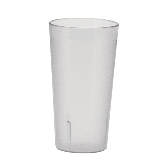 WINCO 24 OZ PEBBLED TUMBLER,  CLEAR