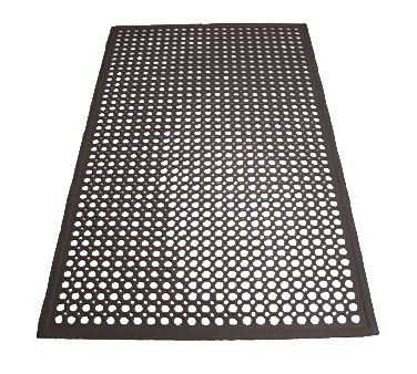 WINCO 3&#39; X 5&#39; X 1/2&quot; RUBBER
FLOOR MAT, BLACK