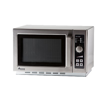 AMANA 1000 WATT MICROWAVE, DIAL TIMER, 4 POWER LEVER