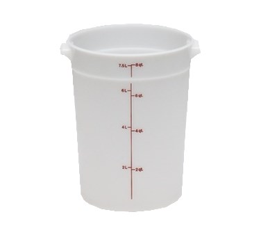 CAMBRO 8 QT ROUND STORAGE, POLY