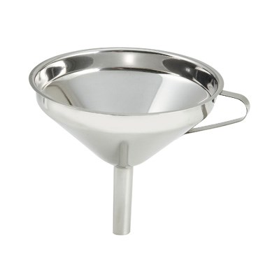 WINCO FUNNEL, 5&quot;, WIDE MOUTH,
S/S 