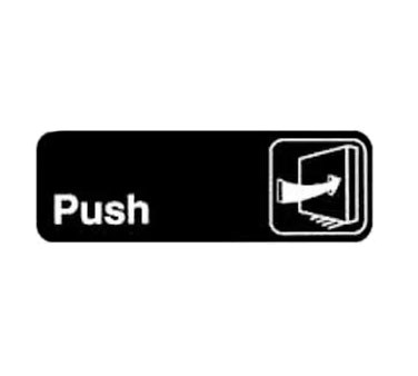 WINCO 3&quot; X 9&quot; SIGN (PUSH)