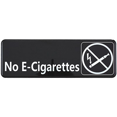 WINCO 3&quot; X 9&quot; SIGN (NO E-CIGARETTES)