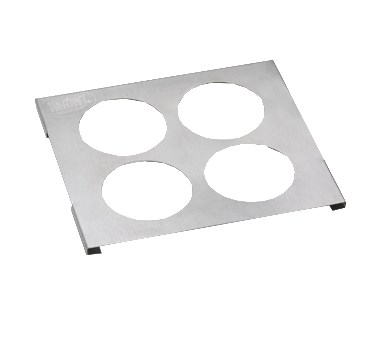 TABLECRAFT SQUEEZE BOTTLE TEMPLATE, 4 BOTTLES PER 1/6