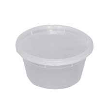 ITI 12OZ MICROWAVABLE DELI CONTAINER, CLEAR, ROUND 