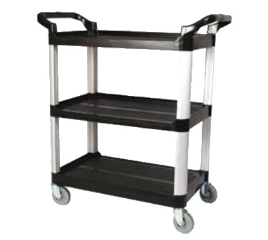 WINCO 3 TIER SHELF UTILITY  CART,