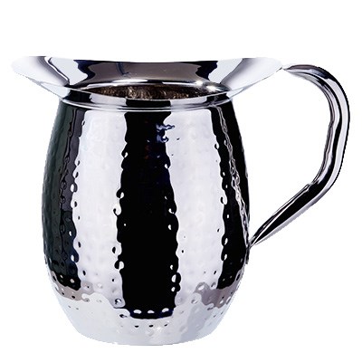 WINCO 2 QT HAMMERED BELL
PITCHER