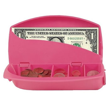 JAYHAWK CASH CADDY, PINK